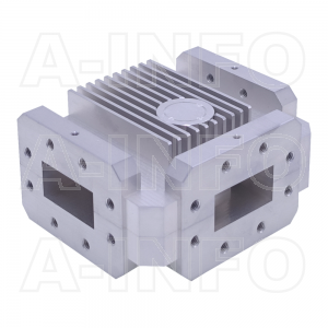159WCIC-5458-20-200 WR159 Waveguide Circulator 5.4-5.8Ghz with Three Rectangular Waveguide Interfaces 