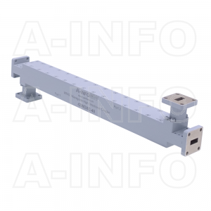 42WDXC-40 WR42 Waveguide High Directional Coupler WDXC-XX Type E-Plane Bend 18-26.5GHz 40dB Coupling with Four Rectangular Waveguide Interfaces 
