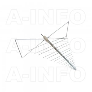 DS-2100E Linear Polarization Log Periodic Antenna 0.02-1GHz 6dB Gain N Type Female