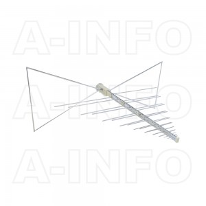 DS-2200C Linear Polarization Log Periodic Antenna 0.02-2GHz 6dB Gain N Type Female