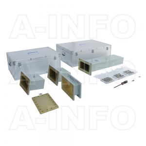 975CLKA1-SRFRF_DP WR975 Standard CLKA1 Series Waveguide Calibration Kits 0.75-1.12GHz with Rectangular Waveguide Interface