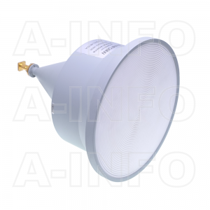 LB-CL-28-70-A Linear Polarization Lens Horn Antenna 26.5-40GHz 34dB Gain Rectangular Waveguide Interface
