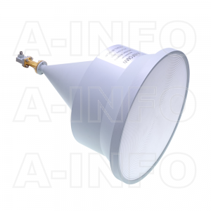 LB-CL-28-70-C-KF Linear Polarization Lens Horn Antenna 26.5-40GHz 34dB Gain 2.92mm Female